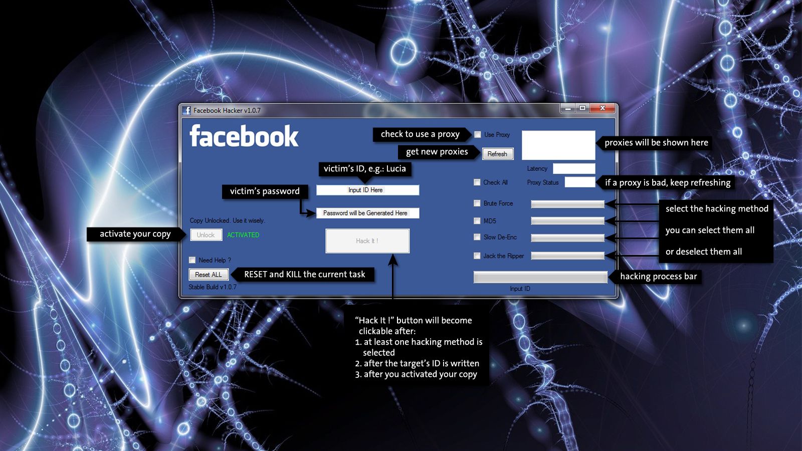 Faceoff Facebook Hacker Activation Code